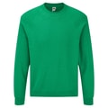 Sweater Raglan Fruit of the Loom 62-216-0 heather green